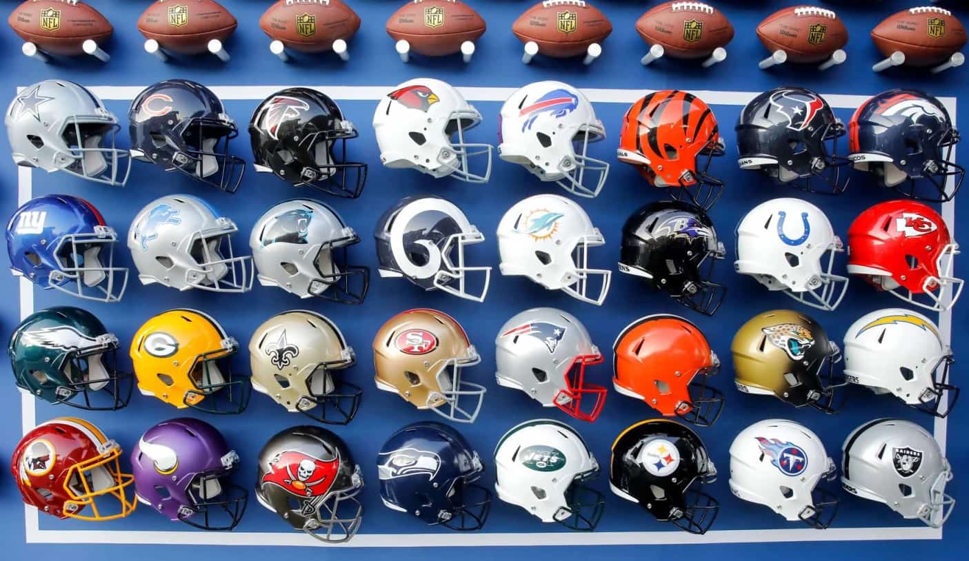 Official NFL Team Names in Alphabetical Order