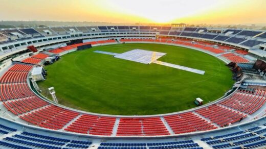 Maharaja Yadavindra Singh International Cricket Stadium Records